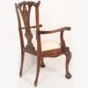 Резной стул с подлокотниками Чиппендейл  